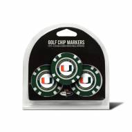 Miami Hurricanes Golf Chip Ball Markers