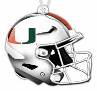 Miami Hurricanes Helmet Ornament