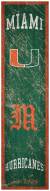 Miami Hurricanes Heritage Banner Vertical Sign