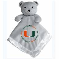 Miami Hurricanes Infant Bear Security Blanket