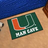 Miami Hurricanes Man Cave Starter Mat