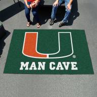 Miami Hurricanes Man Cave Ulti-Mat Rug