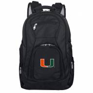 Miami Hurricanes Laptop Travel Backpack
