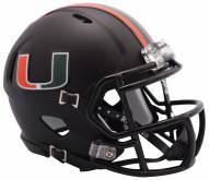 Miami Hurricanes Riddell Speed Mini Collectible Football Helmet