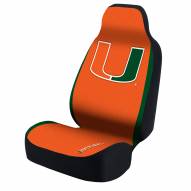 Miami Hurricanes Orange Universal Bucket Car Seat Cover
