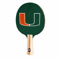 Miami Hurricanes Ping Pong Paddle