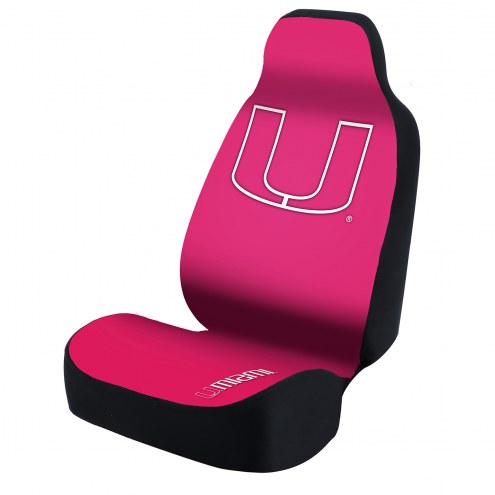 Miami Hurricanes Pink Universal Bucket Car Seat Cover