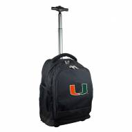 Miami Hurricanes Premium Wheeled Backpack