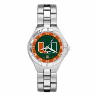 Miami Hurricanes Pro II Women's Bracelet Watch