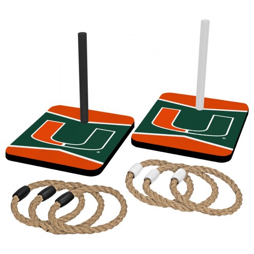 Miami Hurricanes Quoits Ring Toss