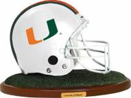 Miami Hurricanes Collectible Football Helmet Figurine
