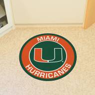 Miami Hurricanes Rounded Mat