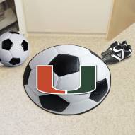 Miami Hurricanes Soccer Ball Mat