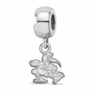 Miami Hurricanes Sterling Silver Extra Small Bead Charm