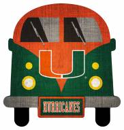 Miami Hurricanes Team Bus Sign