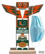 Miami Hurricanes Totem Mask Holder