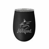 Miami Marlins 10 oz. Stealth Blush Wine Tumbler