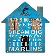 Miami Marlins 12" House Sign
