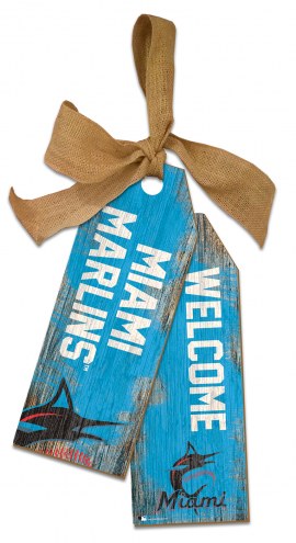 Miami Marlins 12&quot; Team Tags
