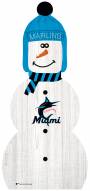 Miami Marlins 31" Snowman Leaner