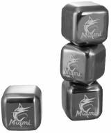 Miami Marlins 6 Pack Stainless Steel Ice Cube Set