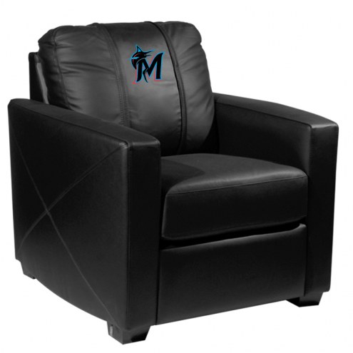 Miami Marlins XZipit Silver Club Chair