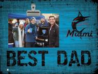Miami Marlins Best Dad Clip Frame
