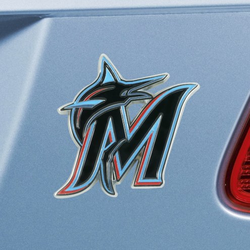 Miami Marlins Color Car Emblem
