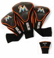 Miami Marlins Golf Headcovers - 3 Pack