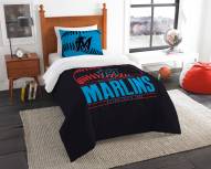 Miami Marlins Grand Slam Twin Comforter Set