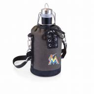 Miami Marlins Insulated Growler Tote with 64 oz. Stainless Steel Growler