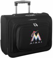 Miami Marlins Rolling Laptop Overnighter Bag