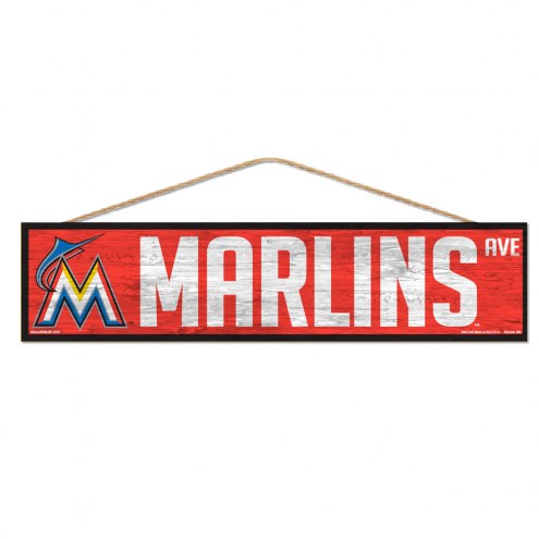 Miami Marlins Wood Avenue Sign