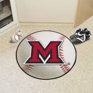 Miami of Ohio RedHawks Baseball Rug