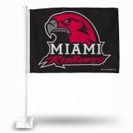 Miami of Ohio Redhawks College Car Flag