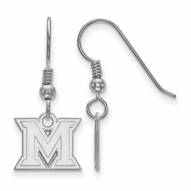 Miami of Ohio RedHawks Sterling Silver Extra Small Dangle Earrings