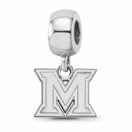 Miami of Ohio RedHawks Sterling Silver Extra Small Bead Charm