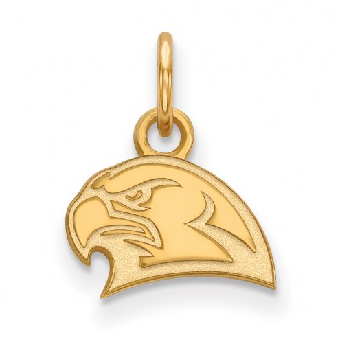 Miami of Ohio RedHawks Sterling Silver Gold Plated Extra Small Pendant