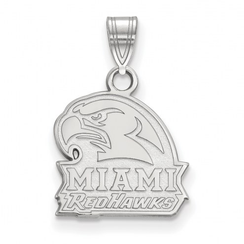 Miami of Ohio RedHawks Sterling Silver Small Pendant