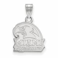 Miami of Ohio RedHawks Sterling Silver Small Pendant