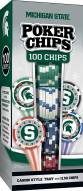 Michigan State Spartans 100 Piece Poker Chips