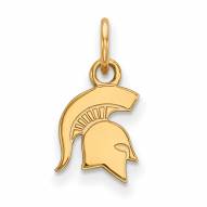 Michigan State Spartans 10k Yellow Gold Extra Small Pendant