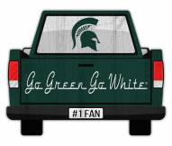 Michigan State Spartans 12" Truck Back Cutout Sign