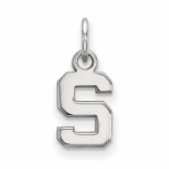Michigan State Spartans 14k White Gold Extra Small Pendant