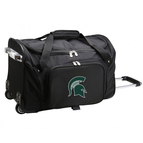 Michigan State Spartans 22&quot; Rolling Duffle Bag