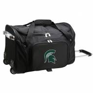 Michigan State Spartans 22" Rolling Duffle Bag