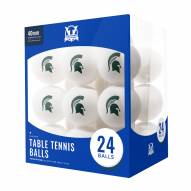 Michigan State Spartans 24 Count Ping Pong Balls