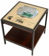 Michigan State Spartans 25-Layer StadiumViews Lighted End Table