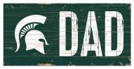 Michigan State Spartans 6" x 12" Dad Sign