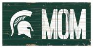 Michigan State Spartans 6" x 12" Mom Sign